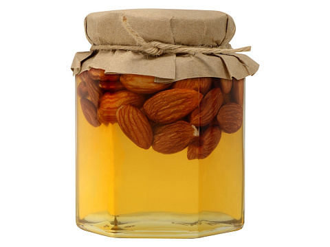 Сувенирный набор Мед с миндалем 250 гр - рис 2.