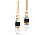 Серьги Black Coeur de Lion 4354/21-1300 - миниатюра - рис 2.