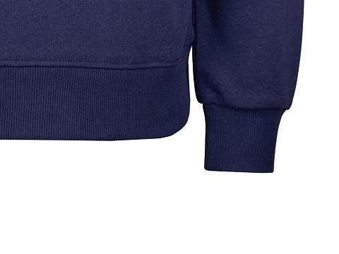 Толстовка с капюшоном оверсайз Lisbon унисекс, темно-синий - рис 16.