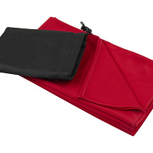 Lucas спортивное полотенце из переработанного полиэстера 70х140 см - Красный