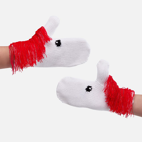 Варежки «Игогошки», с красной гривой - рис 5.