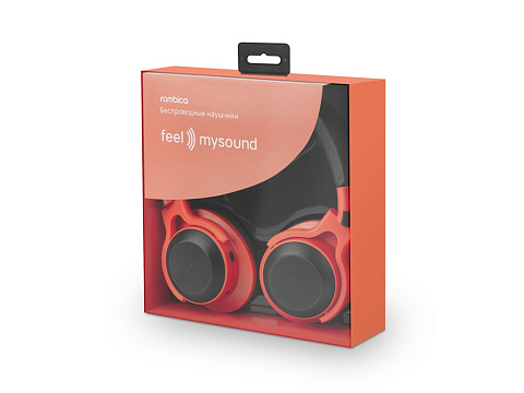 Беспроводные наушники Rombica mySound BH-15 Orange - рис 5.