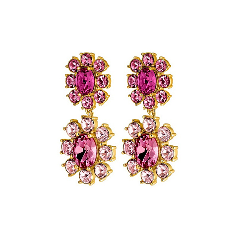 Серьги LINA SG ROSE/PINK Dyrberg Kern *440060