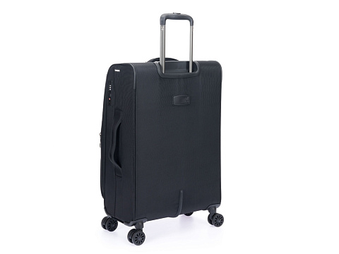 Чемодан TORBER БРОСНО, чёрный, нейлон 600D, 43,5 х 26 х 68 см, 56 л - рис 2.