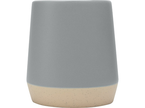 Dolce керамическая кружка объемом 300 мл с матовой отделкой, серый - рис 2.