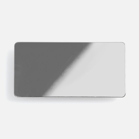 Значок Sanga Matto, серебристый глянцевый - рис 2.