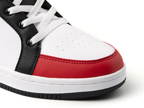 Кеды Space унисекс, черный/белый/красный - рис 6.