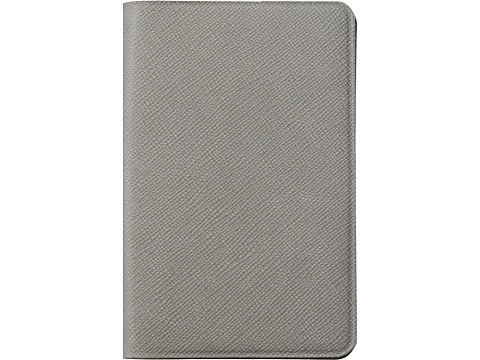 Футляр-книжка на 4-е карты с RFID Favor, серый - рис 2.