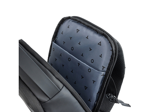 Рюкзак на одно плечо TORBER ЭКСТРИМ, оранжевый/чёрный, 20 х 8 х 31 см, 5л - рис 7.