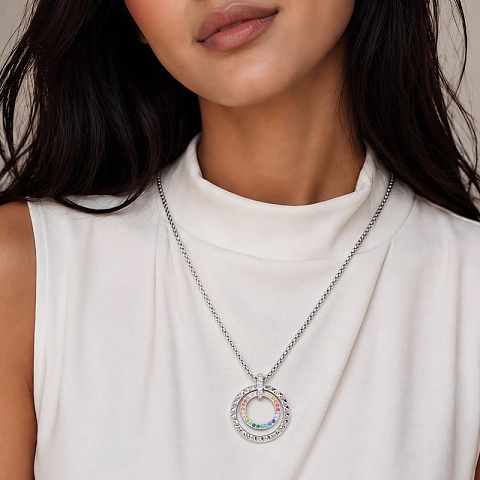 Колье Multicolour Silver - рис 3.