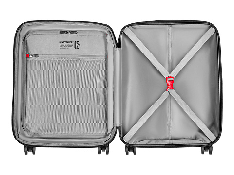 Чемодан WENGER Prymo, чёрный, малый, 40х55х20 см, 36 л, ABS+PC - рис 6.