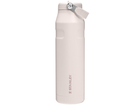 Бутылка для воды объемом 1,06 литра с откидной трубочкой Stanley IceFlow™ 2.0 - Light pink - рис 2.
