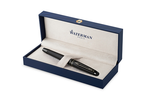 Перьевая ручка Waterman Expert Black F BLK в подарочной упаковке - рис 3.