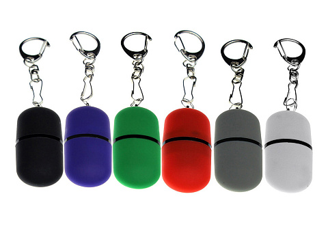 Флешка Goutte Soft-touch на 128 Гб, красный - рис 4.