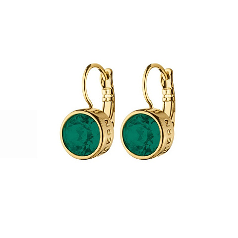 Серьги LOUISE SG GREEN Dyrberg Kern 340402