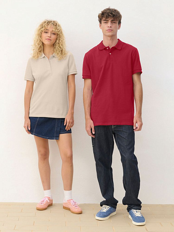 Рубашка поло женская Pacific Women, светло-бежевая (неокрашенная) - рис 6.