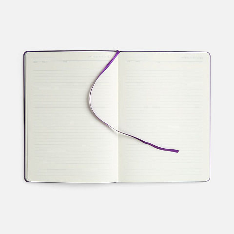 Ежедневник Vale New, недатированный, фиолетовый - рис 7.