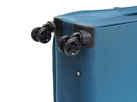 Чемодан TORBER ВИВИ, синий, полиэстер, 44 х 25 х 67 см, 63 л - рис 11.