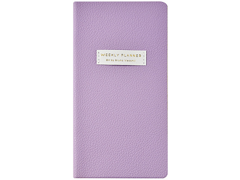Еженедельник недатированный А6 Zefirс нашивкой, сиреневый - рис 2.
