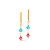 Серьги Multicolour Coeur de Lion 6022/21-1500 - миниатюра