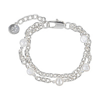 Браслет Pearle Double Сarabiner Fiore Luna CL4511 S
