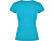 Футболка Victoria женская, бирюзовый - миниатюра - рис 2.