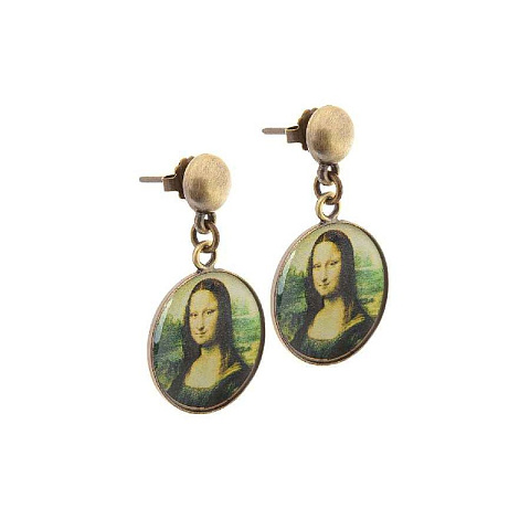 Серьги «Мона Лиза» Clara Bijoux A78251-MONA