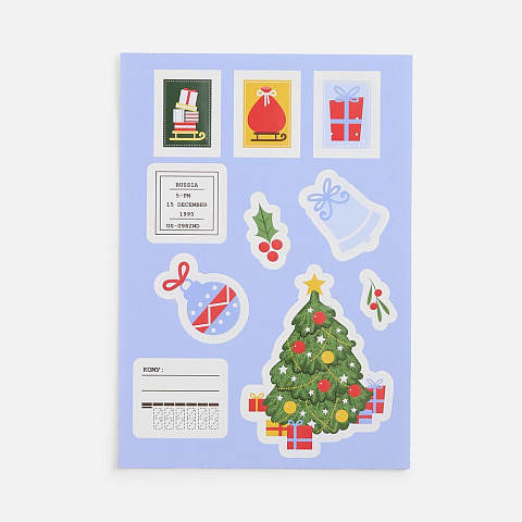 Стикерпак бумажный Thematic, новый год - рис 2.