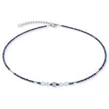 Колье Light Blue-Silver