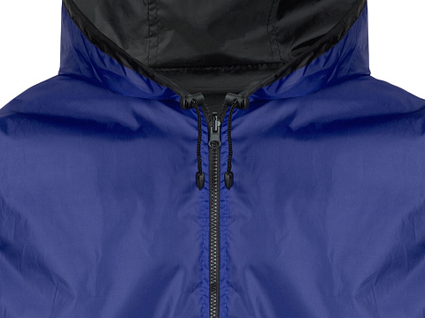 Дождевик Bi-color унисекс, синий классический/черный - рис 7.