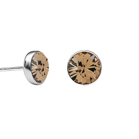 Пусеты Greige Fiore Luna SWE297 GR S - рис 3.