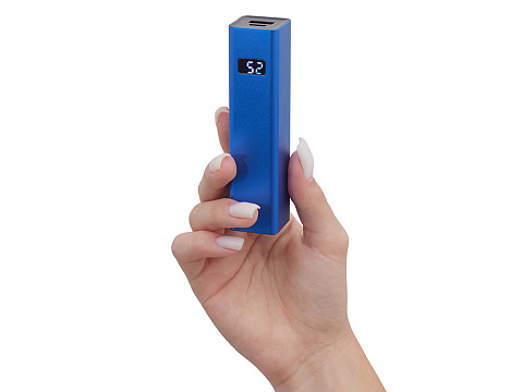 Внешний аккумулятор Rail, 5000 mAh, синий - рис 7.