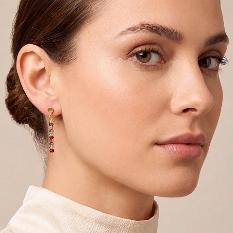 Серьги Brown-Red - рис 3.