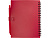 Набор Niove из блокнота из переработанного пластика в мягкой обложке и шариковой ручки (синие чернила) - Красный - миниатюра - рис 3.