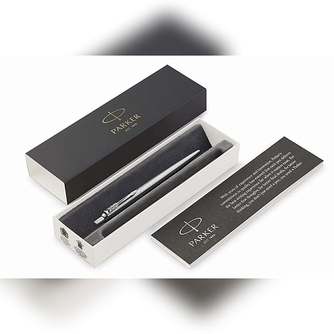 Шариковая ручка Parker Jotter Essential «Точная строка», серебро