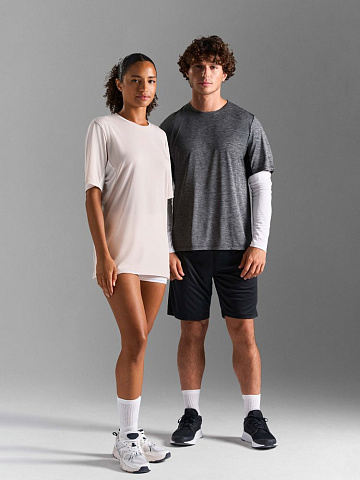 Футболка спортивная унисекс Storm, белая - рис 9.