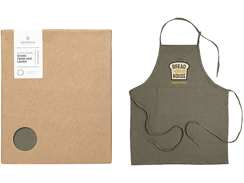 Originalhome фартук из переработанных материалов - Зеленый - рис 4.