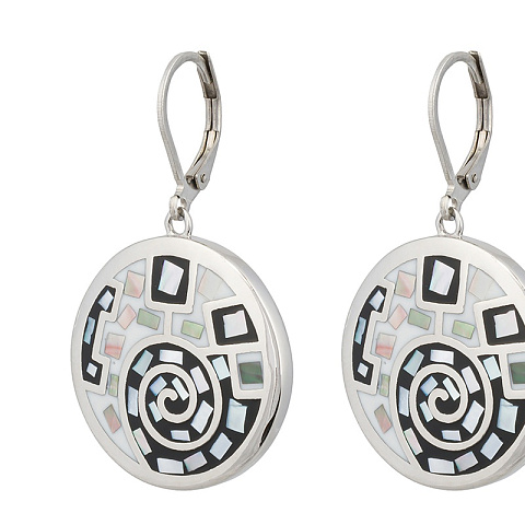 Серьги Fiore Luna AE01319-11 BW/S - рис 2.