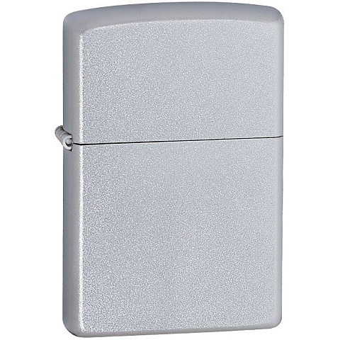 Зажигалка Zippo Classic Satin, серебристая - рис 2.