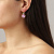 Серьги BEGONIA SG LIGHT ROSE Dyrberg Kern 460039 - миниатюра - рис 2.