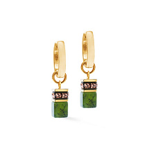 Серьги Green-Gold Coeur de Lion 4524/21-0516