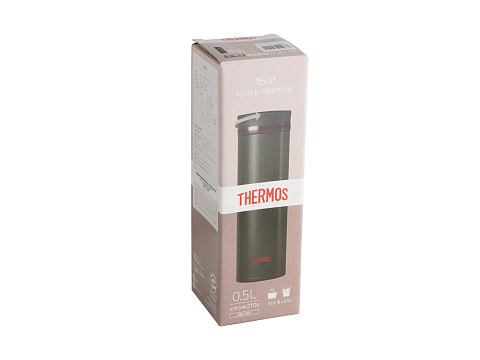 Термос из нерж. стали тм THERMOS JNO-501-ESP 0.5L, коричневый - рис 8.