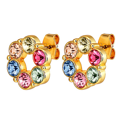 Серьги URSULA SG PASTEL MULTI Dyrberg Kern 440074 - рис 4.