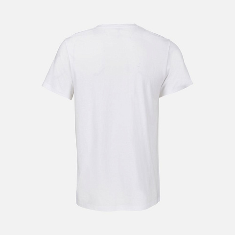 Футболка унисекс Regent с V-образным вырезом, белая - рис 3.