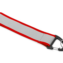 Светоотражающий брелок Reflector, серебристый/красный