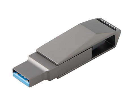 Флешка 64 ГБ USB Type-C и USB 3.0 Тесла - рис 2.