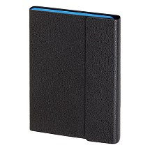 Ежедневник недатированный с магнитным клапаном А5 Venezia, черный