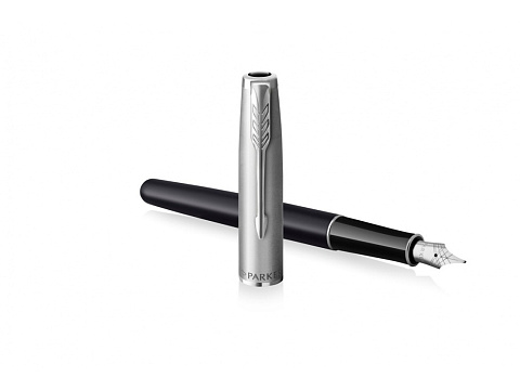 Перьевая ручка Parker Sonnet Entry Point Black Steel CT, перо: F, цвет чернил: black, в подарочной упаковке - рис 3.