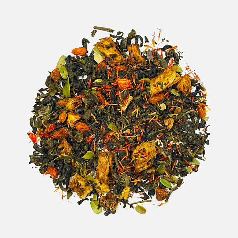 Чай «Сокочай», зеленый с соком ананаса, облепихой, толокнянкой и сафлором - рис 4.