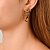 Серьги HYDRA SG GOLDEN Dyrberg Kern 450033 - миниатюра - рис 2.